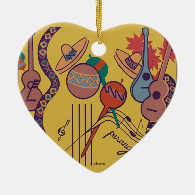 Parang Parang! Ceramic Tree Decoration (Front)