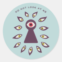 Paranoid Antisocial Anxiety Keyhole Eyes