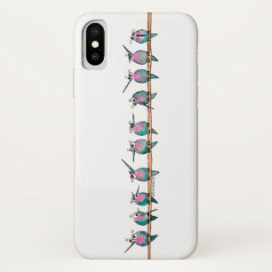 Paranoid Hummingbirds Horizontal iPhone case