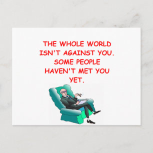 paranoid postcard