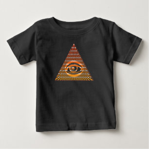 Paranormal All Seeing Eye of Providence Spiritual Baby T-Shirt