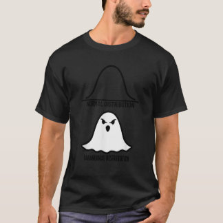 Paranormal Distribution Ghost Mathematics Maths Ge T-Shirt