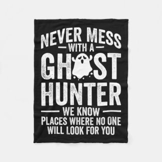 Paranormal Evp Hunting Ghost Hunter Adventures 1  Fleece Blanket