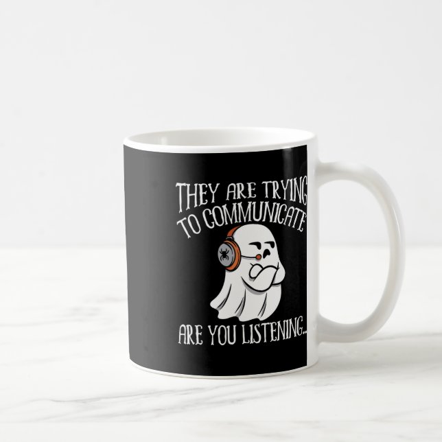 Paranormal Evp Hunting Ghost Hunter Adventures 2  Coffee Mug (Right)