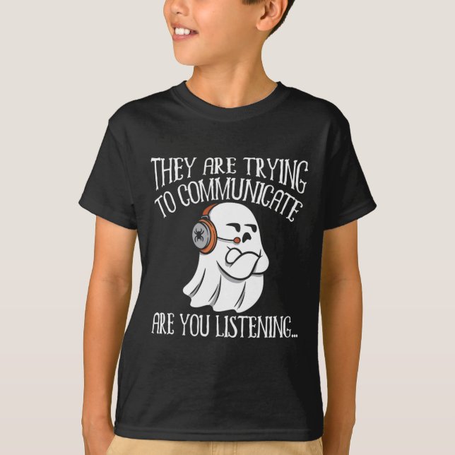 Paranormal Evp Hunting Ghost Hunter Adventures 2  T-Shirt (Front)