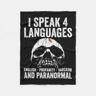 Paranormal Evp Hunting Ghost Hunter Adventures 6 Fleece Blanket