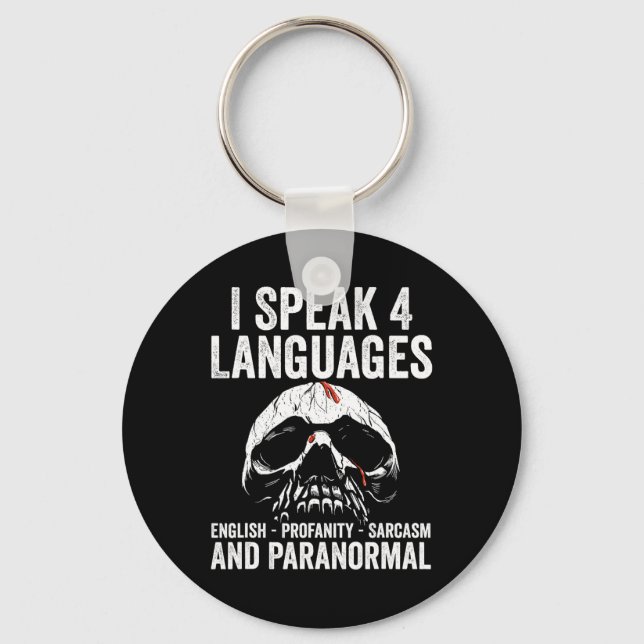 Paranormal Evp Hunting Ghost Hunter Adventures 6  Key Ring (Front)