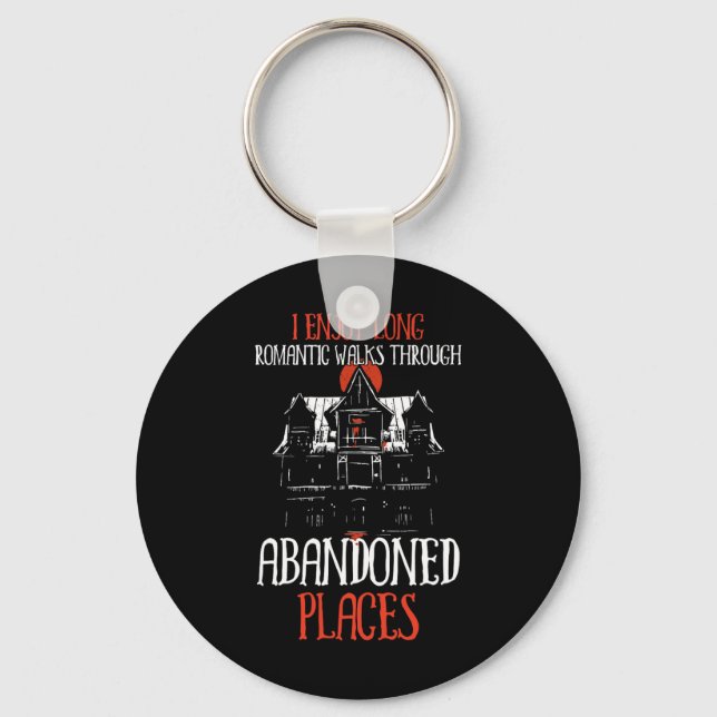 Paranormal Evp Hunting Ghost Hunter Adventures  Key Ring (Front)