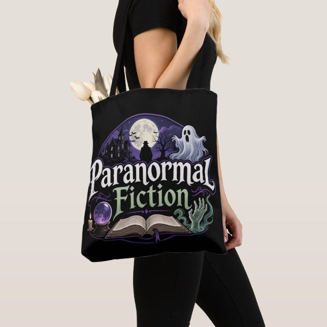 Paranormal Fiction Lovers Tote Bag (Close Up)