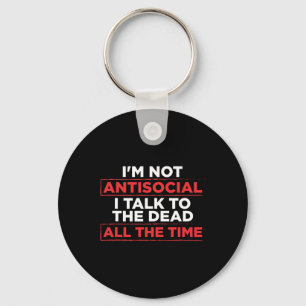 Paranormal Ghost Hunting Design For Ghost Catchers Key Ring