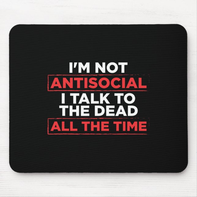 Paranormal Ghost Hunting Design For Ghost Catchers Mouse Pad (Front)