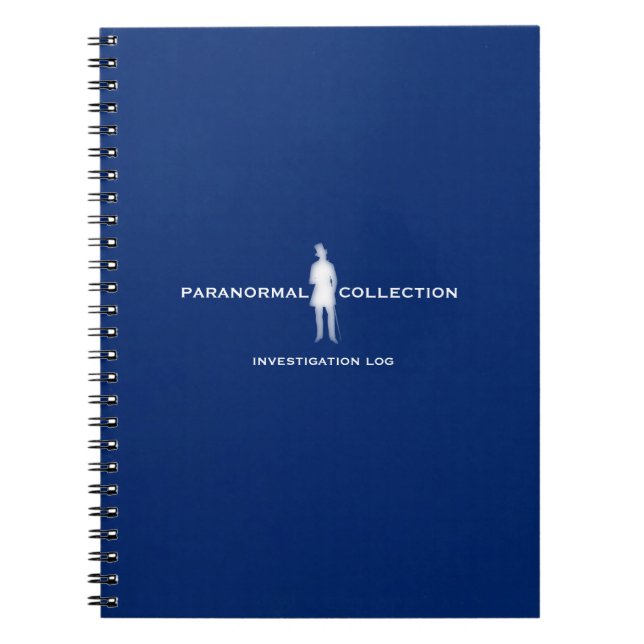 Paranormal Investigation Log Notebook (Front)