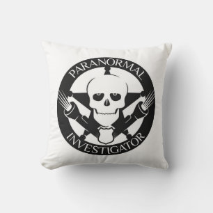 Paranormal Investigator Badge Cushion