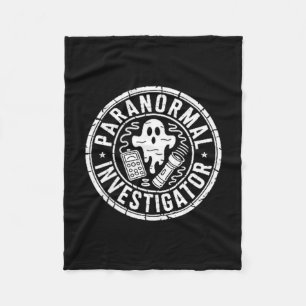 Paranormal investigator ghost hunter  fleece blanket