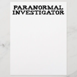 Paranormal Investigator Ghost Hunting
