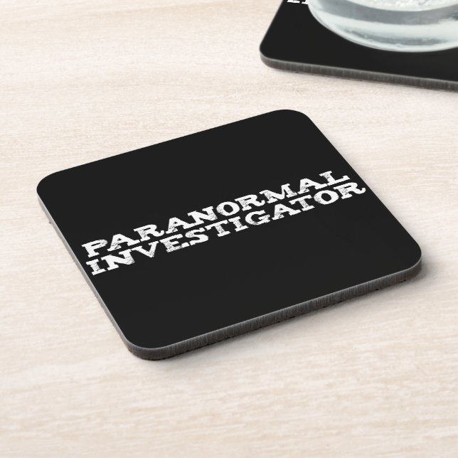 Paranormal Investigator Ghost Hunting Coaster (Left Side)