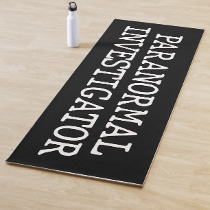 Paranormal Investigator Ghost Hunting EVP Yoga Mat