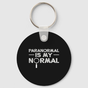 Paranormal Investigator Ghost Hunting Funny Gift Key Ring