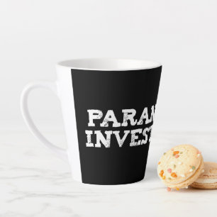 Paranormal Investigator Ghost Hunting Latte Mug