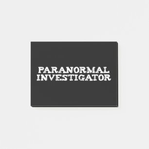 Paranormal Investigator Ghost Hunting Post-it Notes