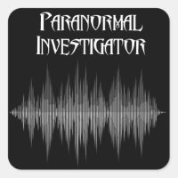 Paranormal Investigator Soundwave Stickers