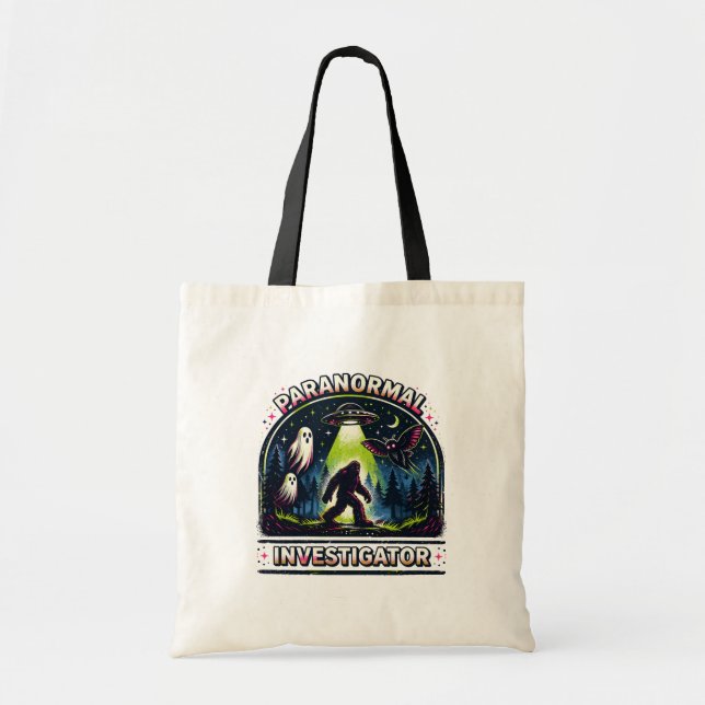 Paranormal Investigator Tote Bag (Front)