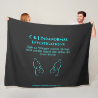 Paranormal Investigator with ghost logo