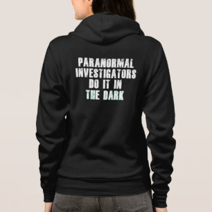 Paranormal Investigators Humour (White) Hoodie