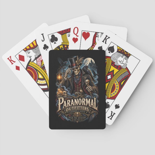 Paranormal Outfitters Playing Cards (Back)