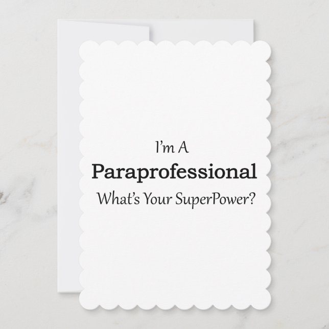 Paraprofessional (Front)