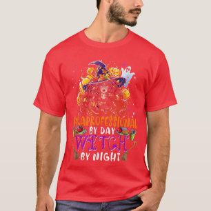 Paraprofessional By Day Witch By Night Funny Witch T-Shirt