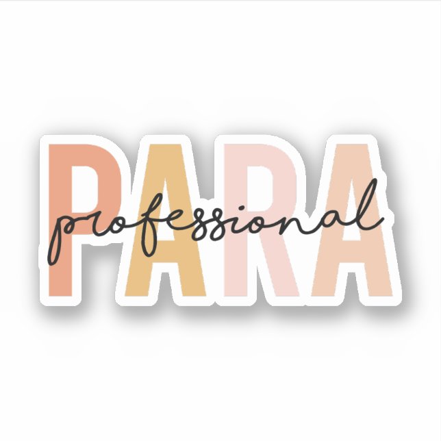 Paraprofessional Gift, Para Teacher Gift (Front)