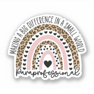 Paraprofessional Rainbow, Para Teacher Gift