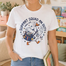 Paraprofessional Support Squad Funny Goose