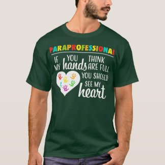 Paraprofessional Teacher Assistant Cute School T-Shirt