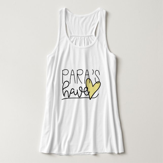 Para's Have Heart Tank (Design Front)