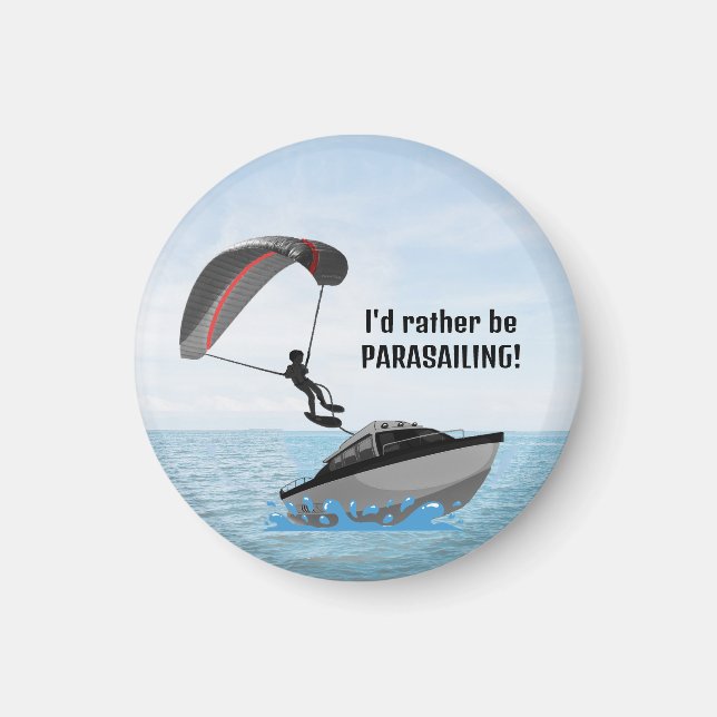  Parasailing Design Magnet (Front)