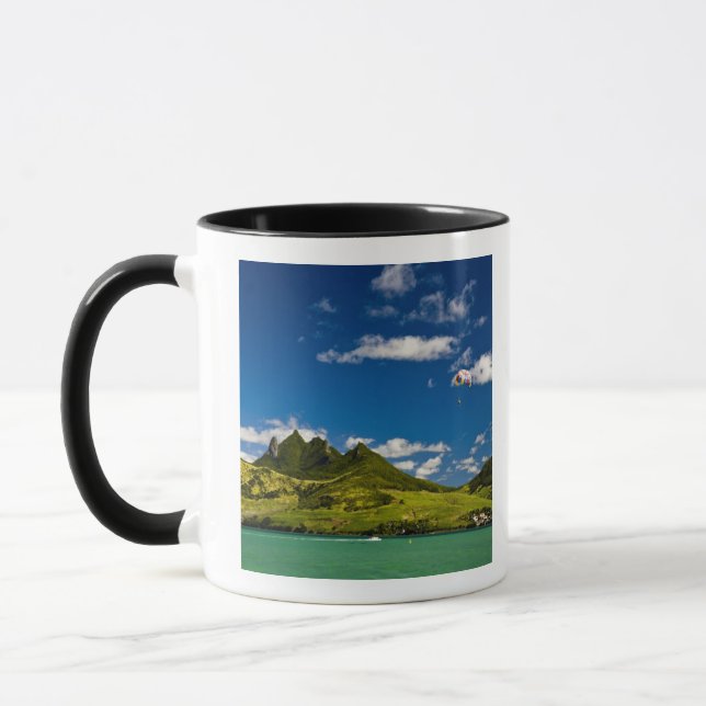 Parasailing within View of impressive Lion Mug (Left)