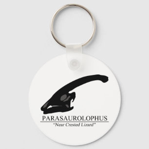 Parasaurolophus Skull Key Ring