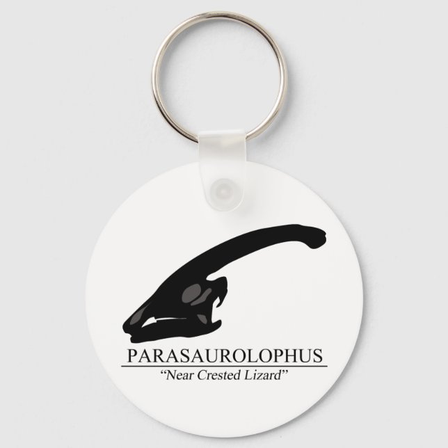 Parasaurolophus Skull Key Ring (Front)