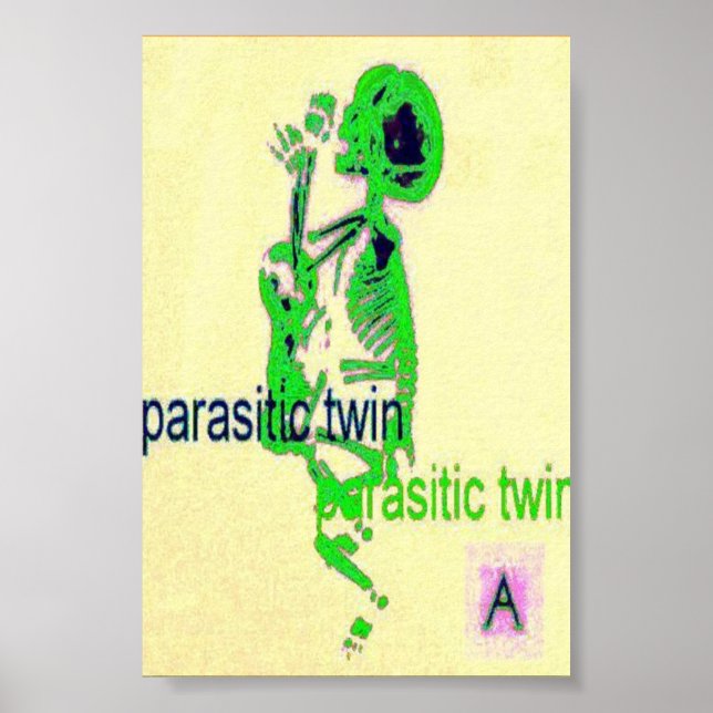 Parasitic Twin(Poster) Green Poster (Front)