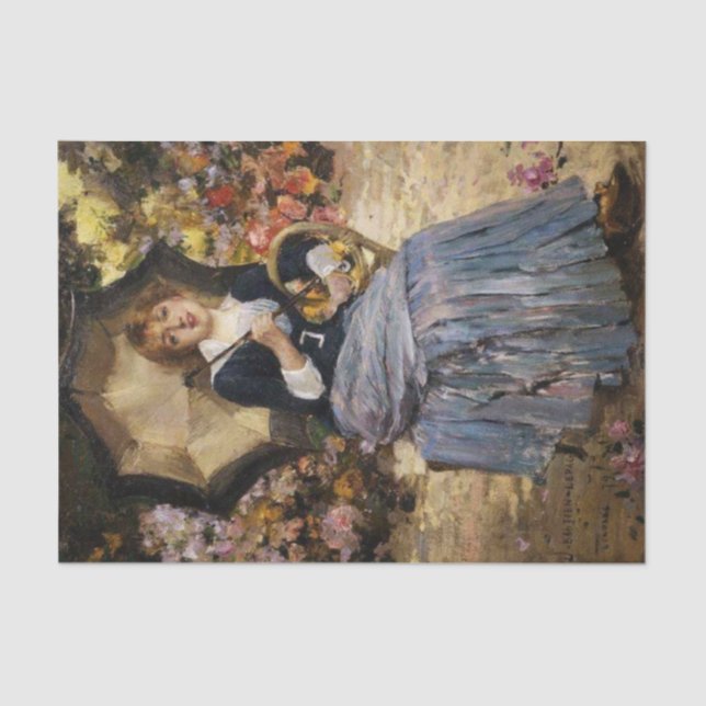Parasol by Jules Bastien-Lepage Tissue Paper (Front)