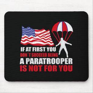 Paratrooper Pride For 82nd Airborne Veterans Mouse Pad