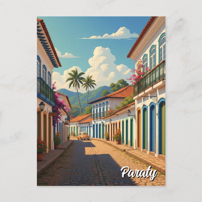 Paraty Brazil Travel Postcard (Front)
