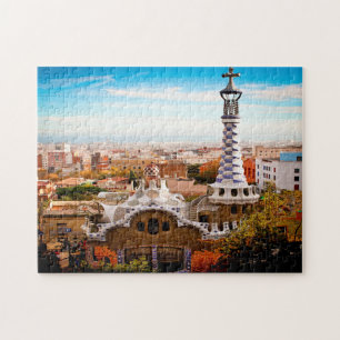 Parc Güell Gaudí Barcelona. Jigsaw Puzzle