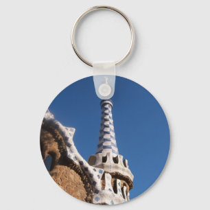 Parc Guell Gingerbread House Key Ring