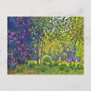 Parc Monceau Claude Monet Postcard