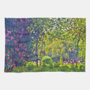 Parc Monceau Claude Monet Tea Towel