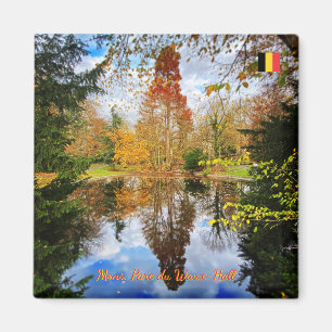 Parc of Waux-Hall in Mons, Belgium travel Magnet
