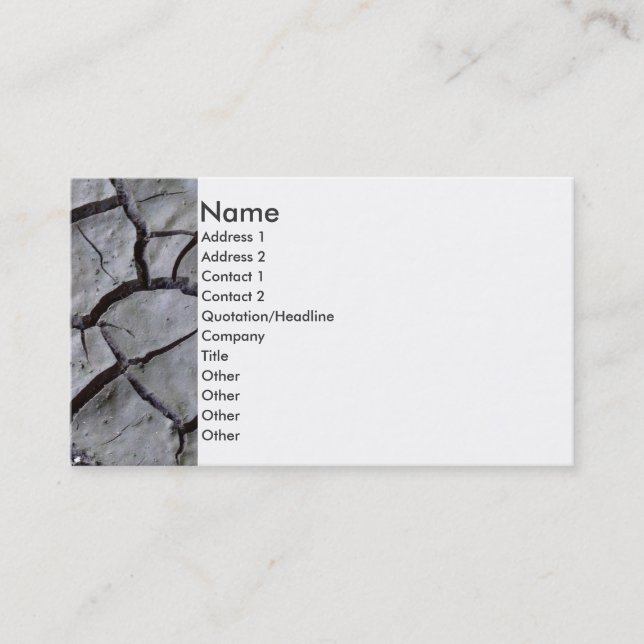 Parched Earth Business Card (Front)